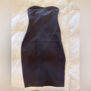 Likely strapless little black dress